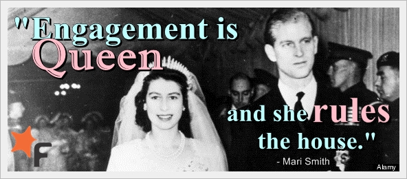 Elizabeth II and Prince Philip on their wedding day